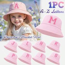 Shein Kids 26 Alphabet Personalized Name Print Sun Hat - Spring
