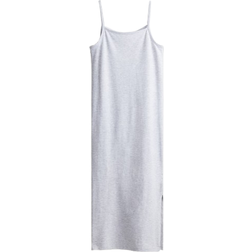 H&M Slip in-Kjole i Jersey - Lysegråmeleret