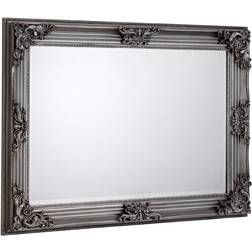 Julian Bowen Rococo Pewter Wall Mirror 110x80cm