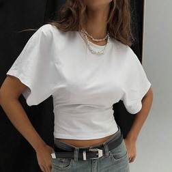 Shein Budhaul Mode Lässig Elegant T-Shirt Damen - Sommer Oberteile