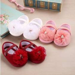 Shein Cute Flower Princess Baby Shoes - Newborn
