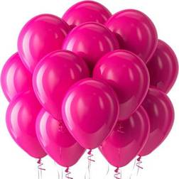 Shein Latex Balloons Round Helium Hot Pink 10-pack