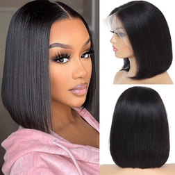 Shein Straight Short Bob Wig 13x4 HD Lace Front Human Hair Wigs
