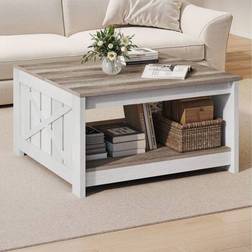 Shein With Storage Grey Wash Coffee Table