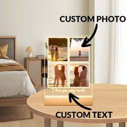 Shein Customized Couple And Text Elegant Gift Photo Frame