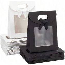 Shein Elegant Black And White Gift Bags 12 Packs