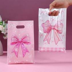 Shein Pink Bow Mix Birthday Tote Gift Bags 10/25/50pcs