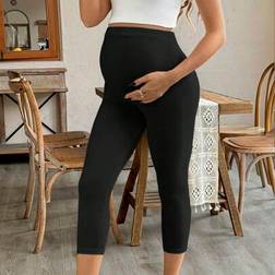Shein Maternity Leggings High Elastic Opaque Yoga Pants