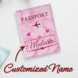 Shein Customizable Mini Passport Holder With Name - Printed