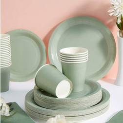 Shein Sage Green Disposable Plates Set