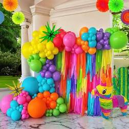 Shein Colorful Rainbow Balloon Garland Arch Kit 145pcs