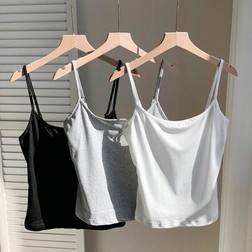 Shein Camisole Set Figurbetont Für Frauen - 3-teilig