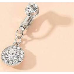 Shein Fake Belly Ring Nightclub Style Navel Clip-On Piercing