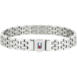 Tommy Hilfiger Men's Stainless Steel Bracelet - SIlver/Multicolour