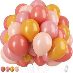 Shein Pink And Yellow Party Wreath Arch Balloon Kit 30/50/70pcs