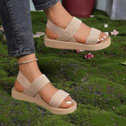 Shein Flat Outdoor Fashionable Lightweight Sandals - Beach Comfort