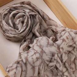 Shein Women Tie-Dye Scarf Chiffon Hijab Printed Headscarf - Winter Fall