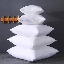 Shein 1 Pc White Pillow Core, Home Decorative Throw Pillow Filling, Soft & Fluffy Cushion Filler For Sofa, Bed, Bedroom, Traveling Home Decor Cushion Cover White (40.6x40.6cm)