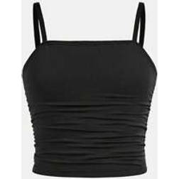 Shein Dozemod Tween Girls Minimalist Comfort Ruched Camisole