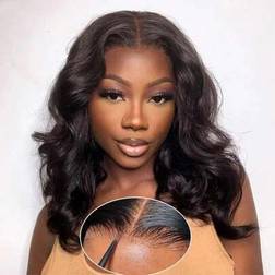 Shein Human Hair Wig Glueless 4x4 Pre Cut Lace