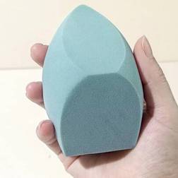 Shein 1pc Triple-Cut Large Makeup Sponge, Jumbo Makeup Blender, Water-Absorbing Material, Latex-Free, Expands When Wet, Quick Makeup Application, Skin-Friendly Soft, Suitable For Foundation, Reusable, High-Density High Resilience Non-Deformable, Preferred Makeup Tool