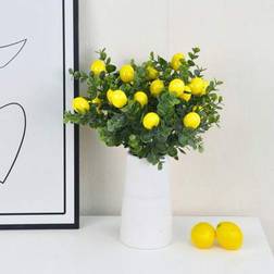 Shein Lemon Branches Green Eucalyptus Plants 2/5/10 Pcs Artificial Plant