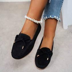 Shein Fashion Bow Decorated Loafers - Spring/Summer