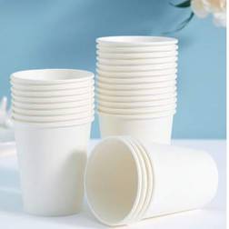 Shein Disposable White Paper Cups 10pcs