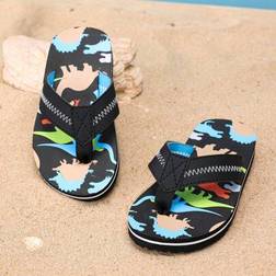 Shein Kids Cartoon Animal EVA Foam Flip Flops - Cute Bathroom