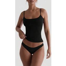 Shein Sexy Rückenfrei Damen Träger-Top Elastisch Spaghetti-Träger - 2025