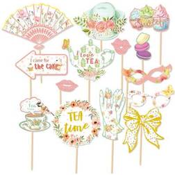 Shein Tea Party Photo Booth Props 14pcs