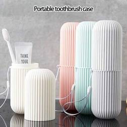 Shein Japanese Style Minimalist Macaron Plastic Toothbrush Holder