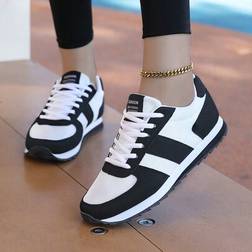 Shein Retro Round Toe Lace-Up Flat Shoes - Spring/Autumn