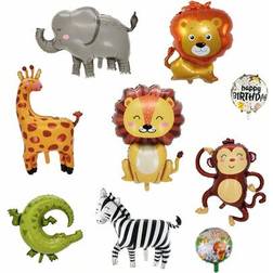 Shein Large Jungle Animal Foil Balloons 90cm