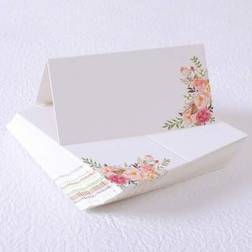 Shein Pink Peony Tent Table Card 10/20/50 Sheets