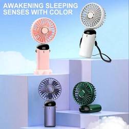 Shein Portable Hand Held Fan Rechargeable 5 Speeds
