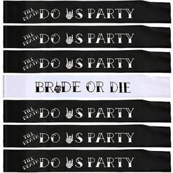 Shein 7 Pcs Hen Party Sash Bride Or Die Bachelorette