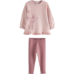 NEXT Set aus Sweater und Leggings - Pink/Altrosa