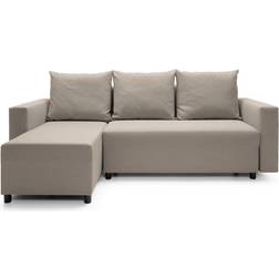 Abakus Direct Oslo Reversible Corner Khaki Sofa 225cm 3 Seater