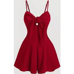 Shein Damen Täglicher Träger Jumpsuit - Einfarbiger
