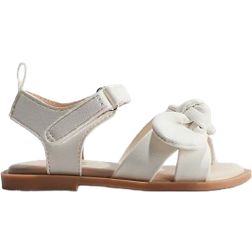 H&M Appliquéd Sandals - White