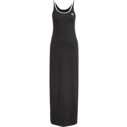 adidas Women Adicolor 3-Stripes Tank Maxi Dress - Black/White