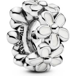 Pandora Daisy Intermediate Element Charm - Silver/White