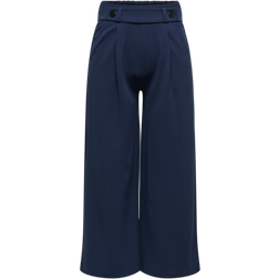 JDY Geggo Wide Leg Fit Trousers - Blue/Black Iris