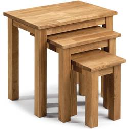 Julian Bowen Coxmoor Brown Nesting Table 35x50cm 3pcs
