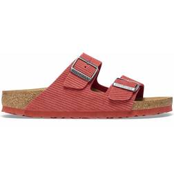 Birkenstock Arizona Suede Embossed - Corduroy Sienna Red