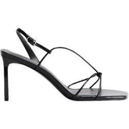 H&M Heeled Strappy Sandals - Black
