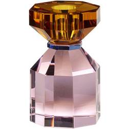 Hübsch Save Orange/Pink Candlestick 4.3"