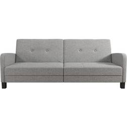 Dorel Boston Linen Bed Grey Sofa 201.9cm 3 Seater