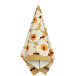 Marimekko Unikko 47x70 cm Kitchen Towel Orange, Beige
